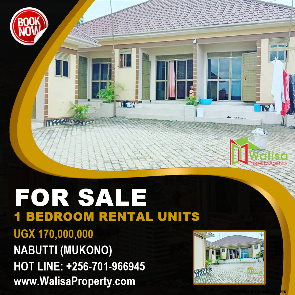 1 bedroom Rental units  for sale in Nabutti Mukono Uganda, code: 177532