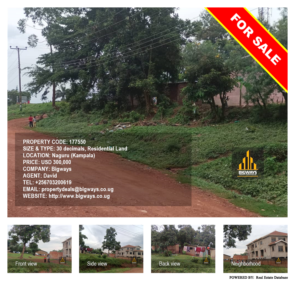 Residential Land  for sale in Naguru Kampala Uganda, code: 177550