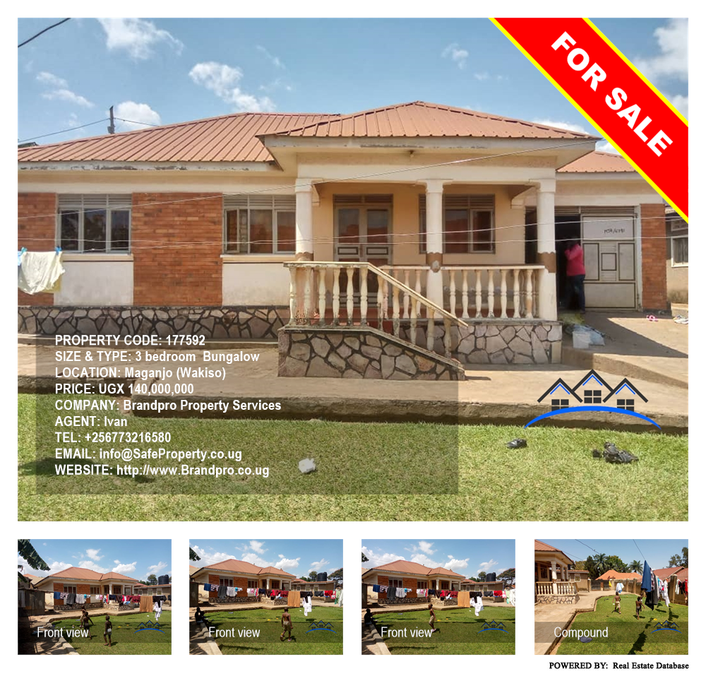 3 bedroom Bungalow  for sale in Maganjo Wakiso Uganda, code: 177592