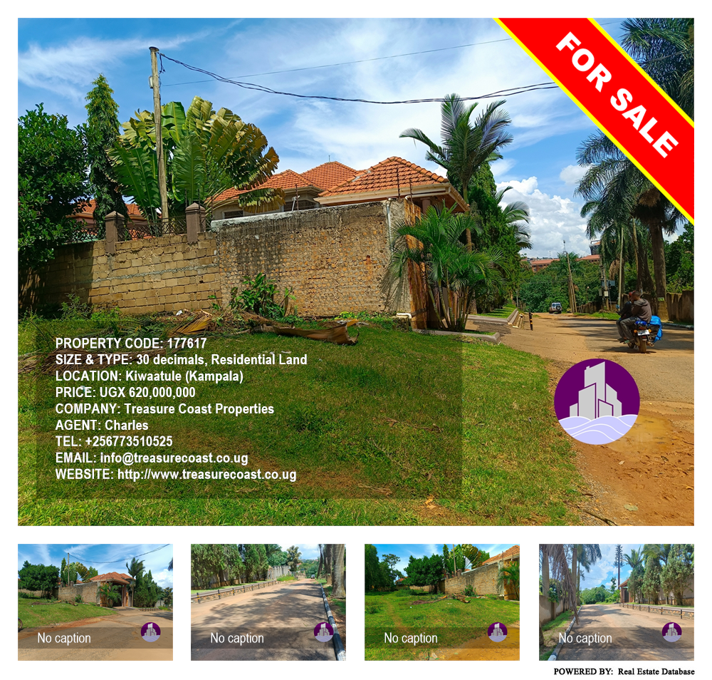 Residential Land  for sale in Kiwaatule Kampala Uganda, code: 177617