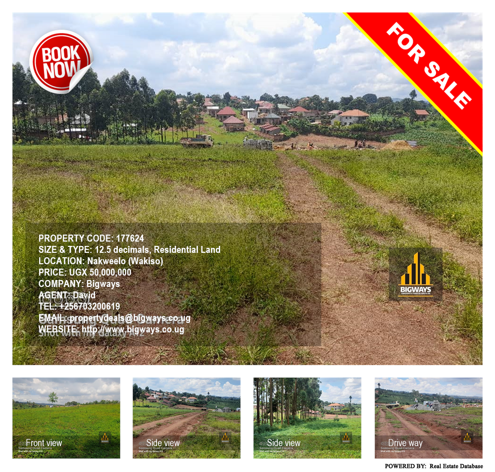 Residential Land  for sale in Nakweelo Wakiso Uganda, code: 177624