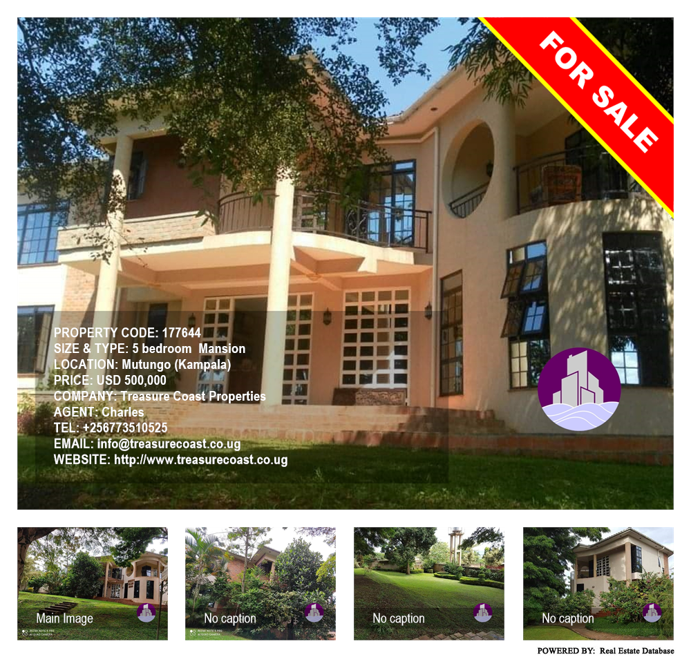 5 bedroom Mansion  for sale in Mutungo Kampala Uganda, code: 177644