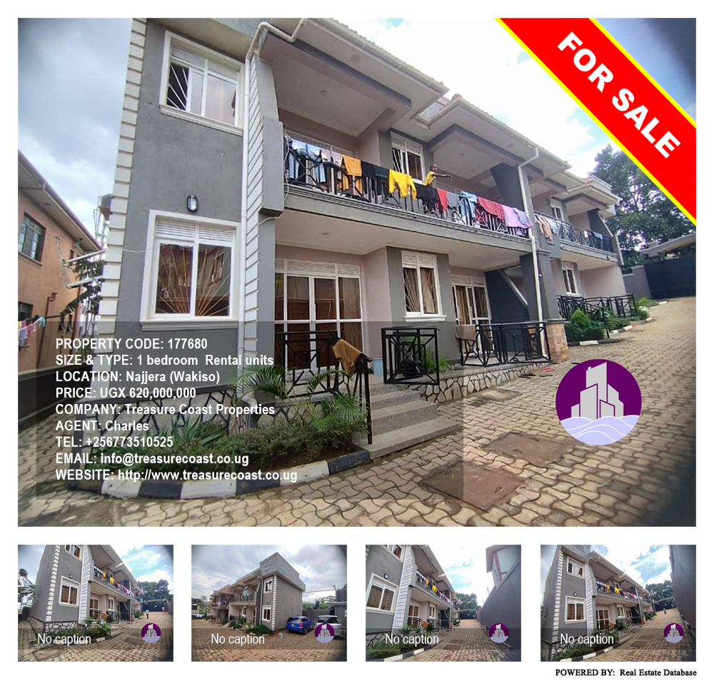 1 bedroom Rental units  for sale in Najjera Wakiso Uganda, code: 177680
