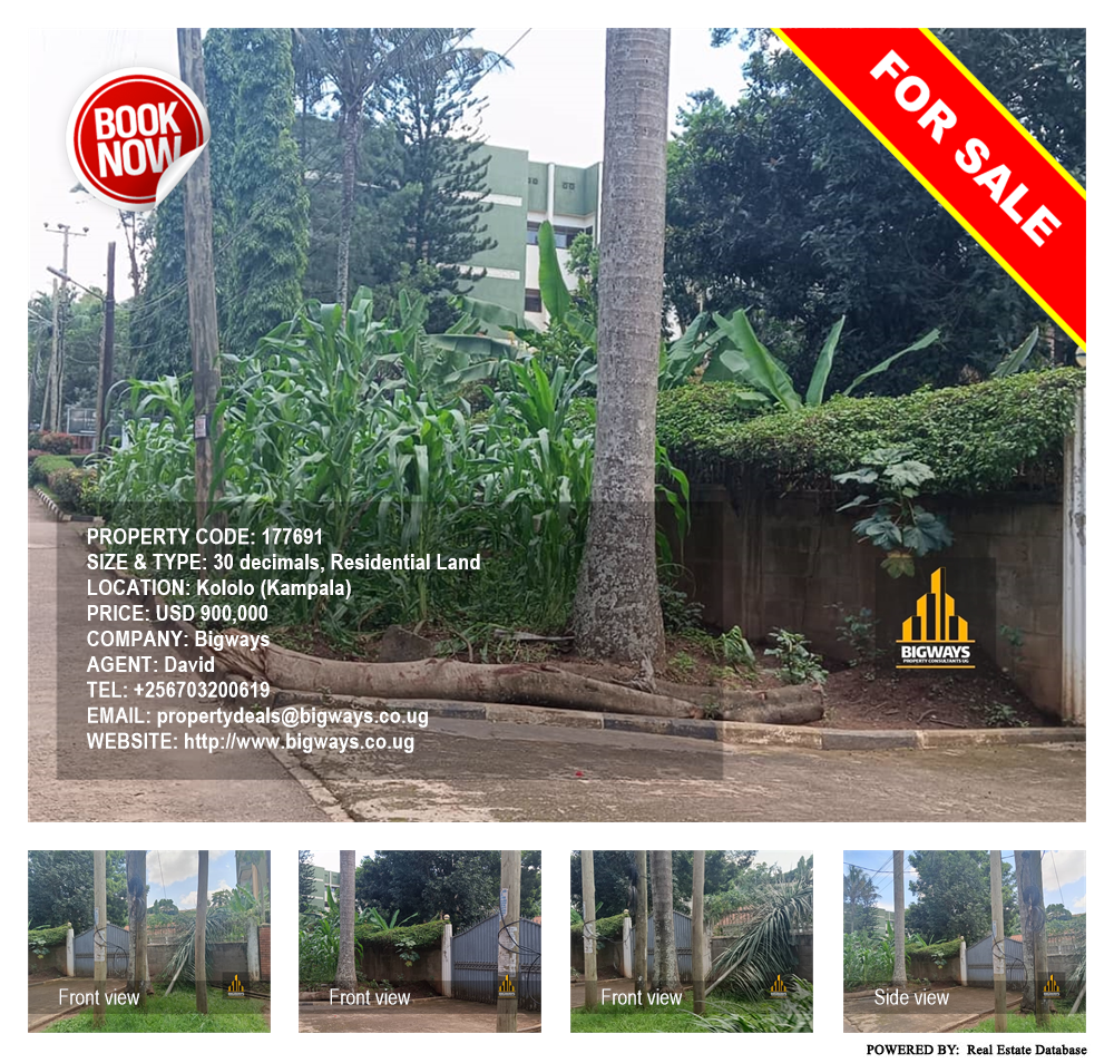 Residential Land  for sale in Kololo Kampala Uganda, code: 177691