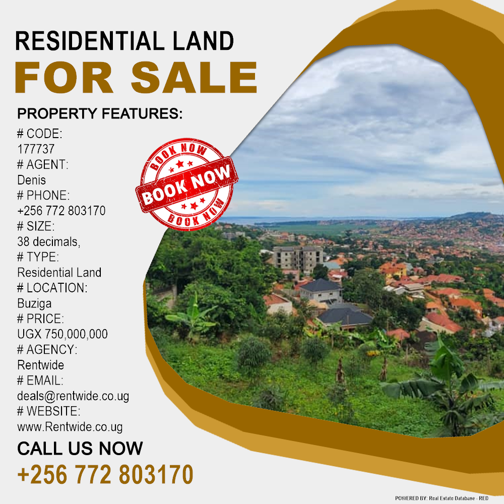 Residential Land  for sale in Buziga Kampala Uganda, code: 177737