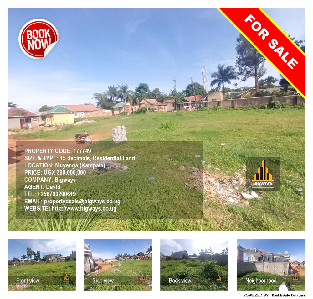Residential Land  for sale in Muyenga Kampala Uganda, code: 177749