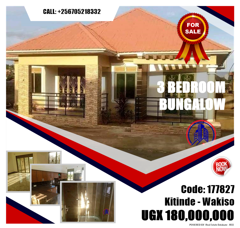 3 bedroom Bungalow  for sale in Kitinde Wakiso Uganda, code: 177827