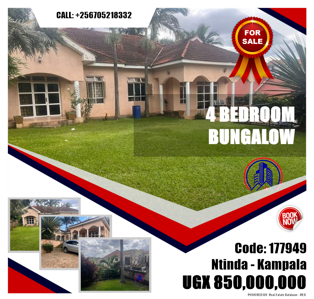 4 bedroom Bungalow  for sale in Ntinda Kampala Uganda, code: 177949