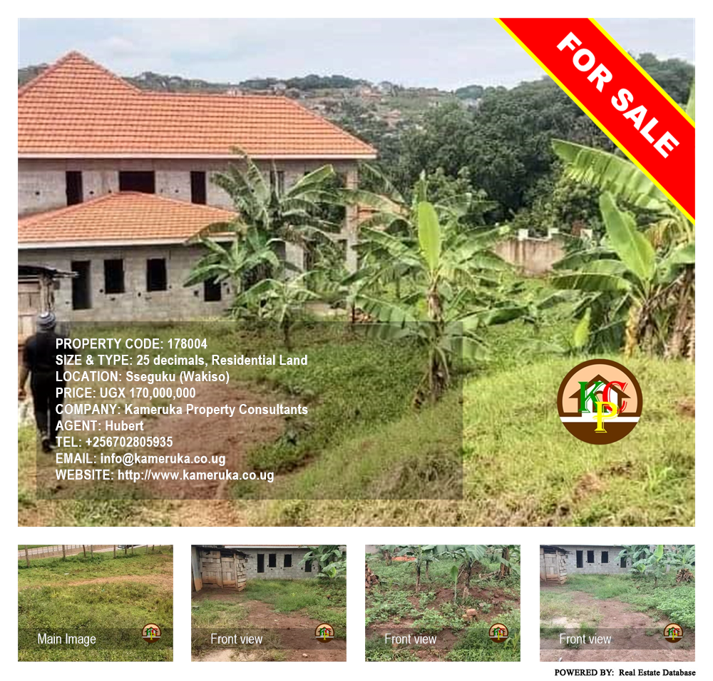 Residential Land  for sale in Seguku Wakiso Uganda, code: 178004