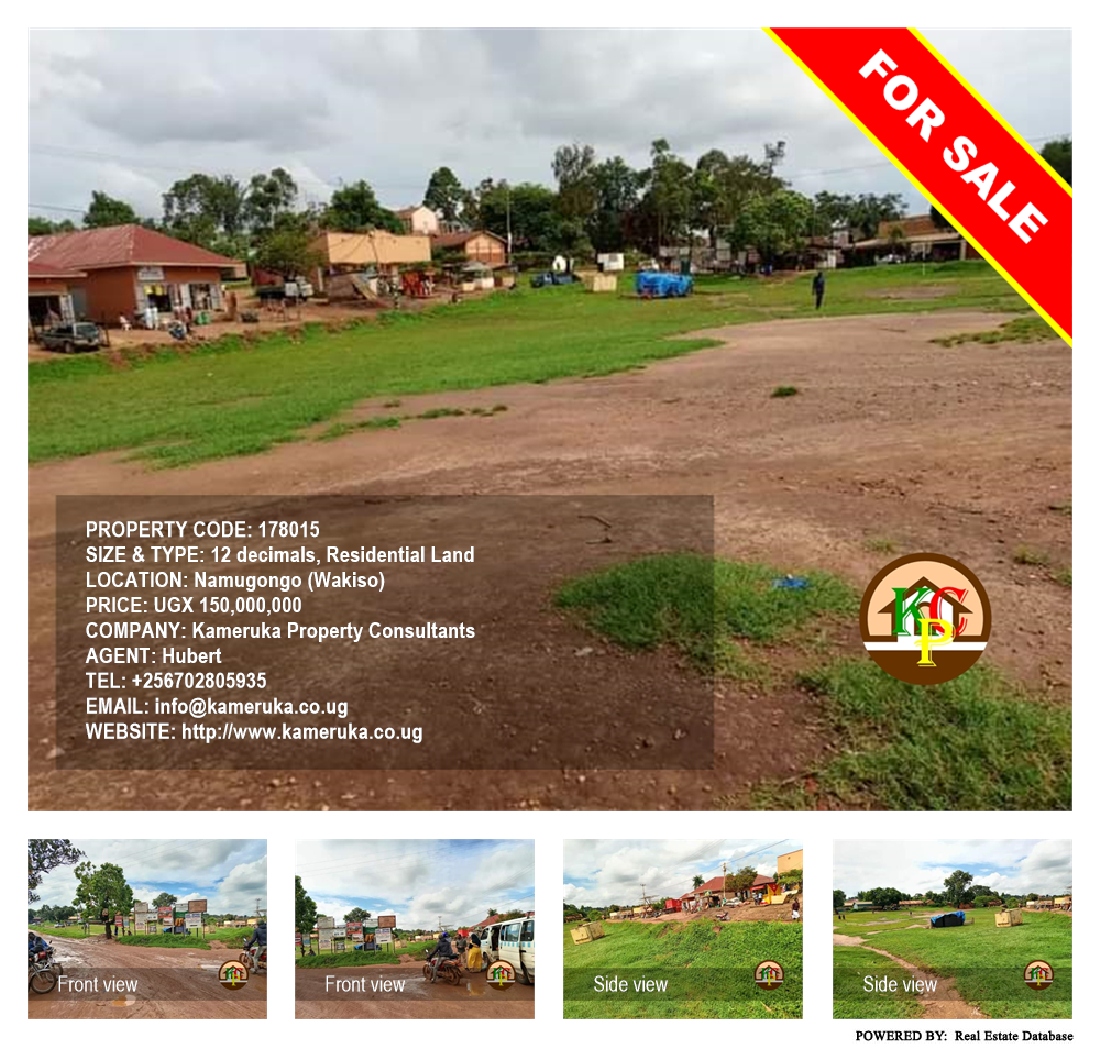 Residential Land  for sale in Namugongo Wakiso Uganda, code: 178015