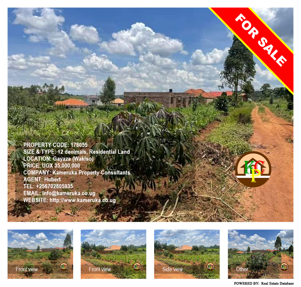 Residential Land  for sale in Gayaza Wakiso Uganda, code: 178055