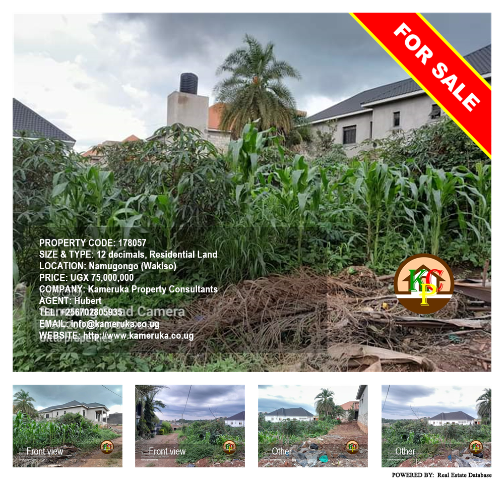 Residential Land  for sale in Namugongo Wakiso Uganda, code: 178057