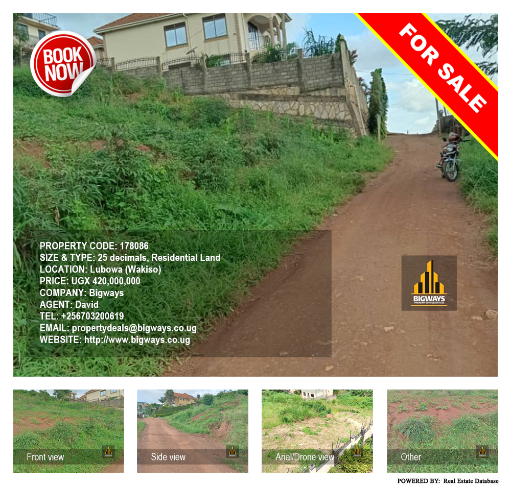 Residential Land  for sale in Lubowa Wakiso Uganda, code: 178086