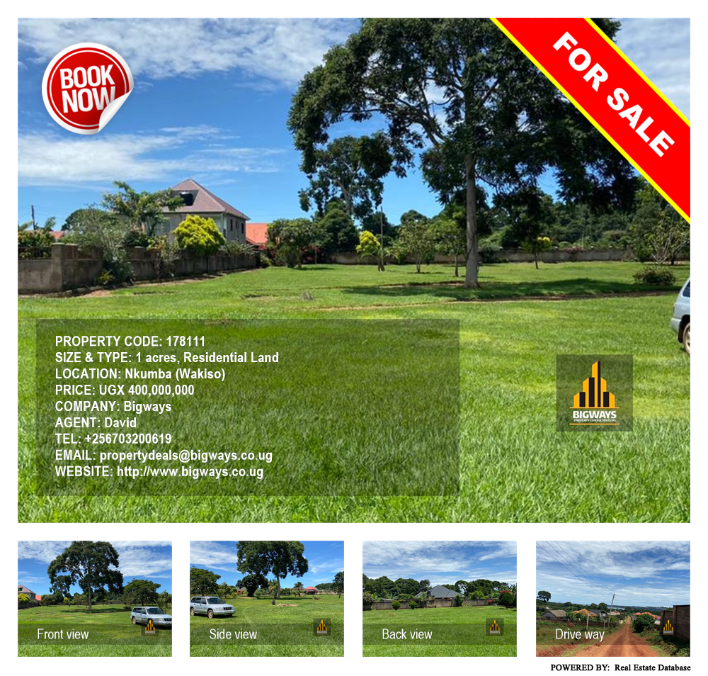 Residential Land  for sale in Nkumba Wakiso Uganda, code: 178111