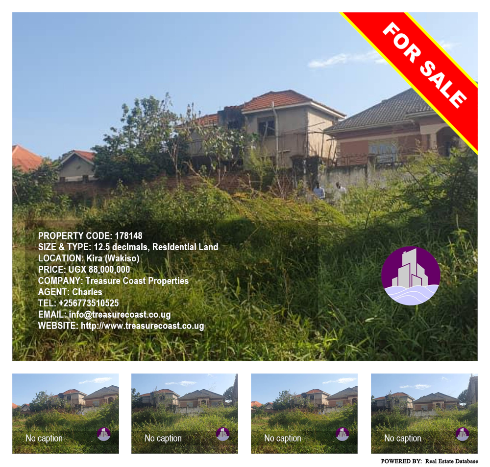 Residential Land  for sale in Kira Wakiso Uganda, code: 178148