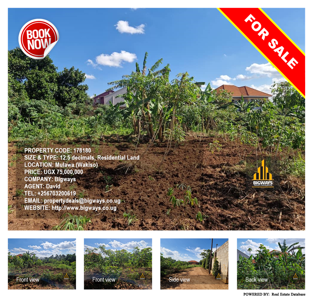 Residential Land  for sale in Mulawa Wakiso Uganda, code: 178180