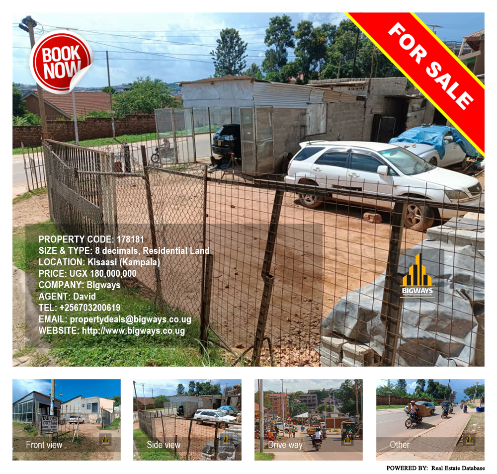 Residential Land  for sale in Kisaasi Kampala Uganda, code: 178181