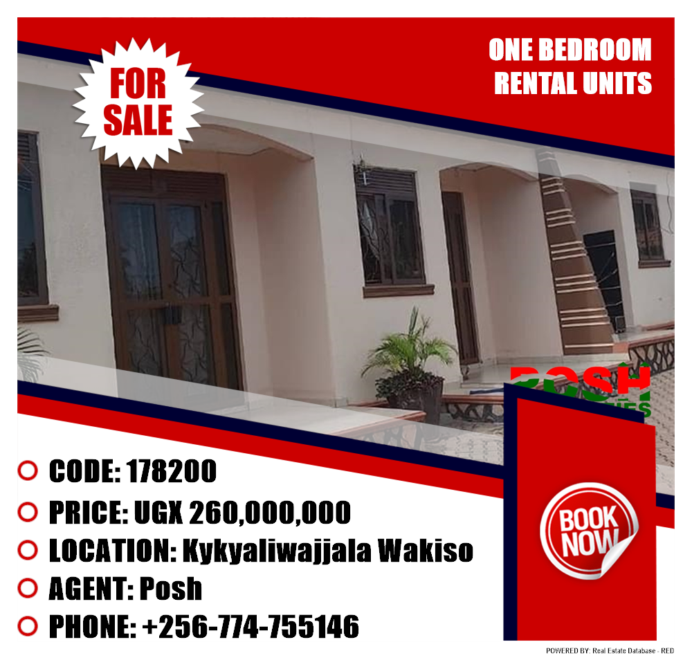 1 bedroom Rental units  for sale in Kyaliwajjala Wakiso Uganda, code: 178200