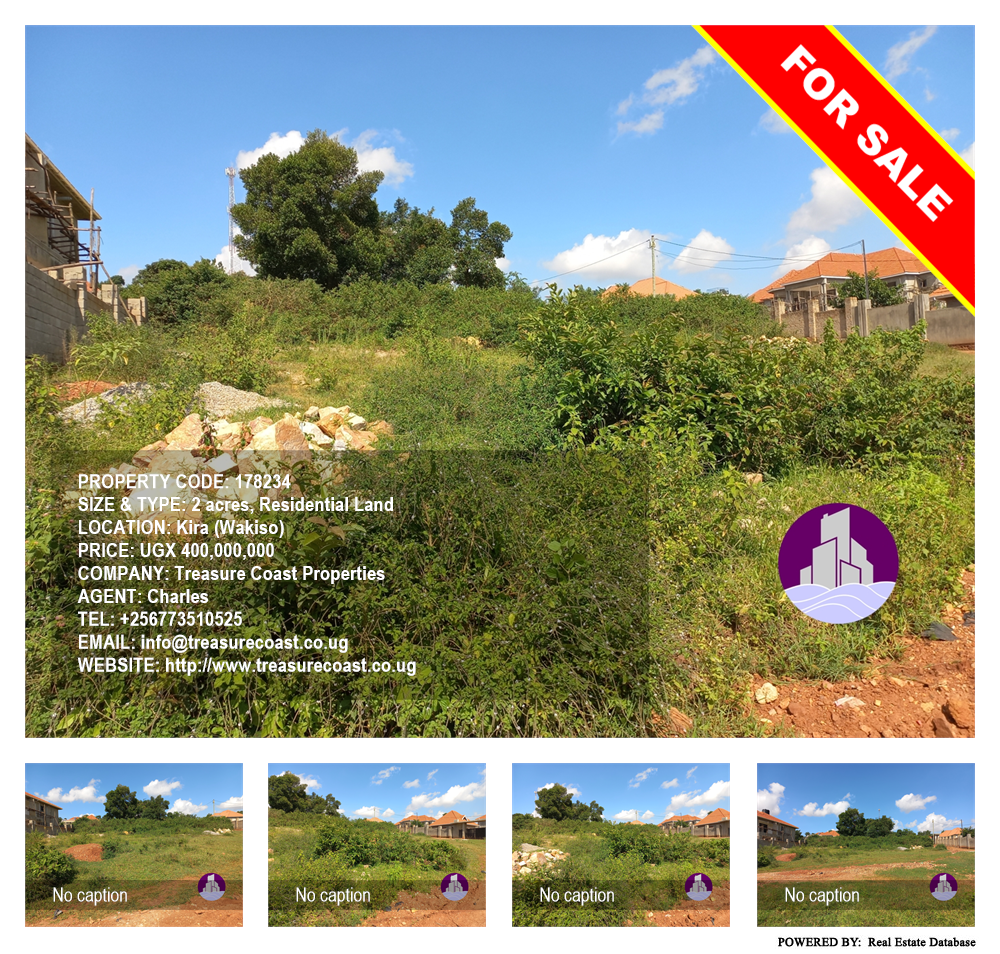 Residential Land  for sale in Kira Wakiso Uganda, code: 178234