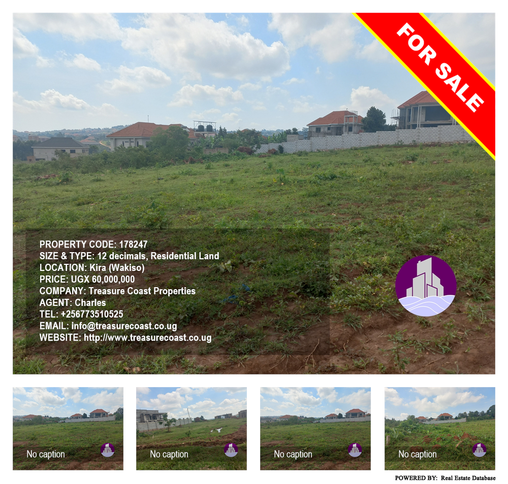 Residential Land  for sale in Kira Wakiso Uganda, code: 178247