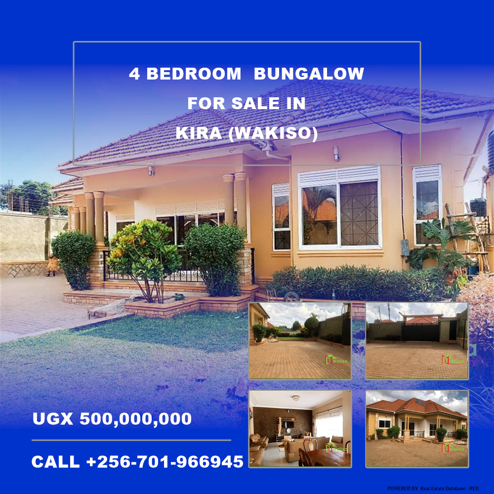 4 bedroom Bungalow  for sale in Kira Wakiso Uganda, code: 178276