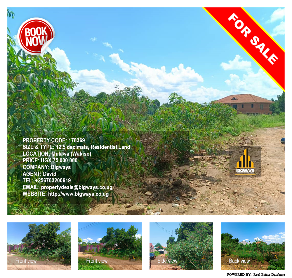 Residential Land  for sale in Mulawa Wakiso Uganda, code: 178369