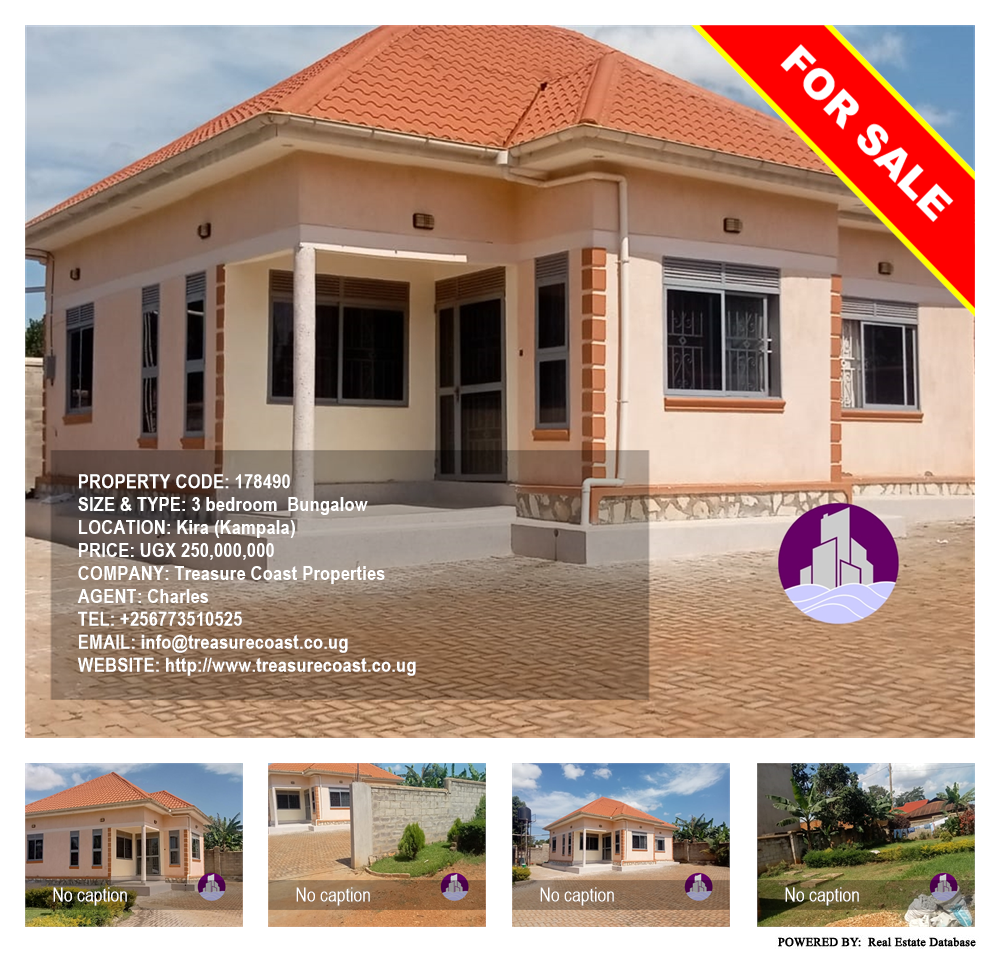 3 bedroom Bungalow  for sale in Kira Kampala Uganda, code: 178490