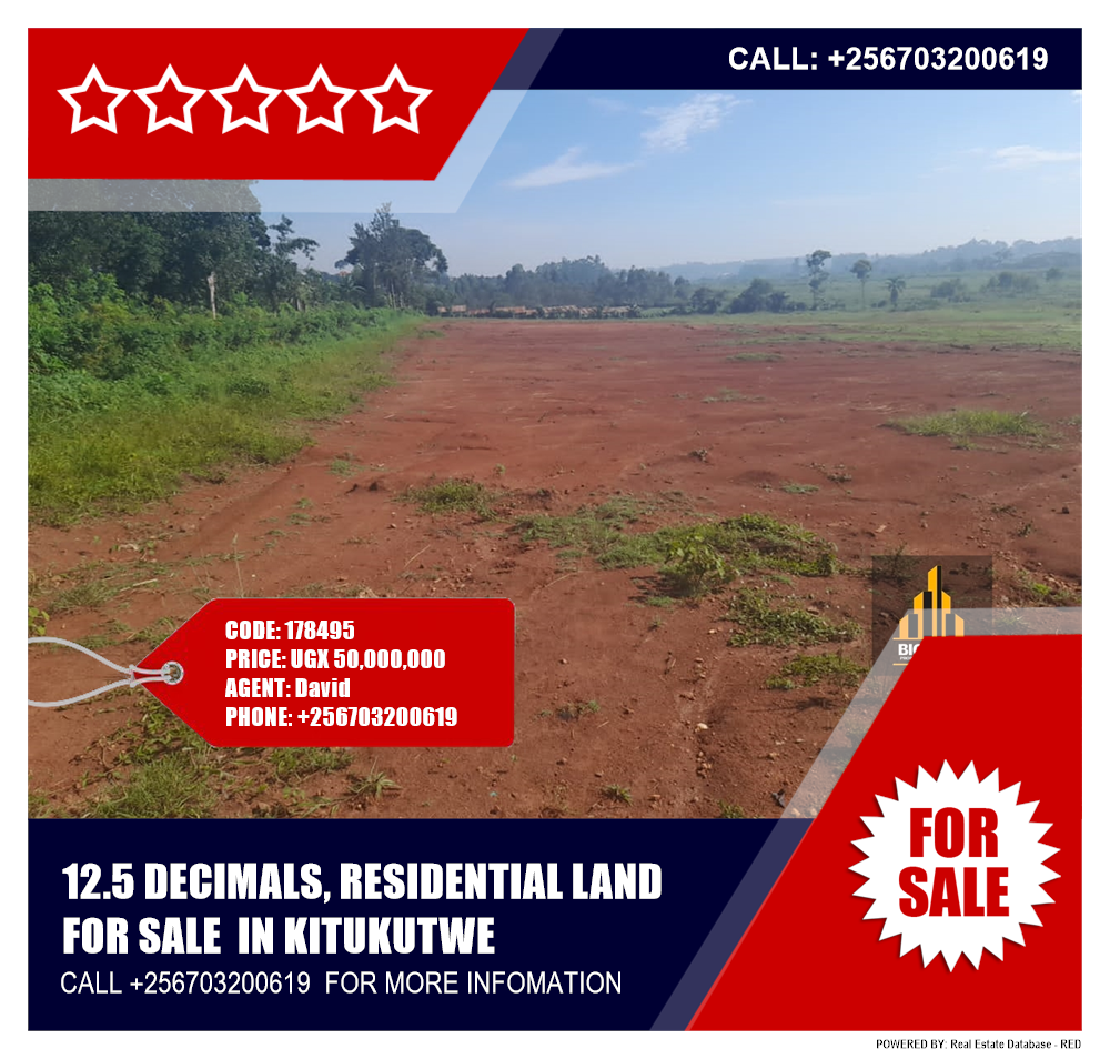 Residential Land  for sale in Kitukutwe Wakiso Uganda, code: 178495