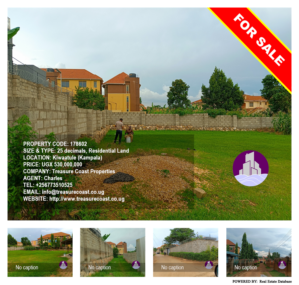 Residential Land  for sale in Kiwaatule Kampala Uganda, code: 178602