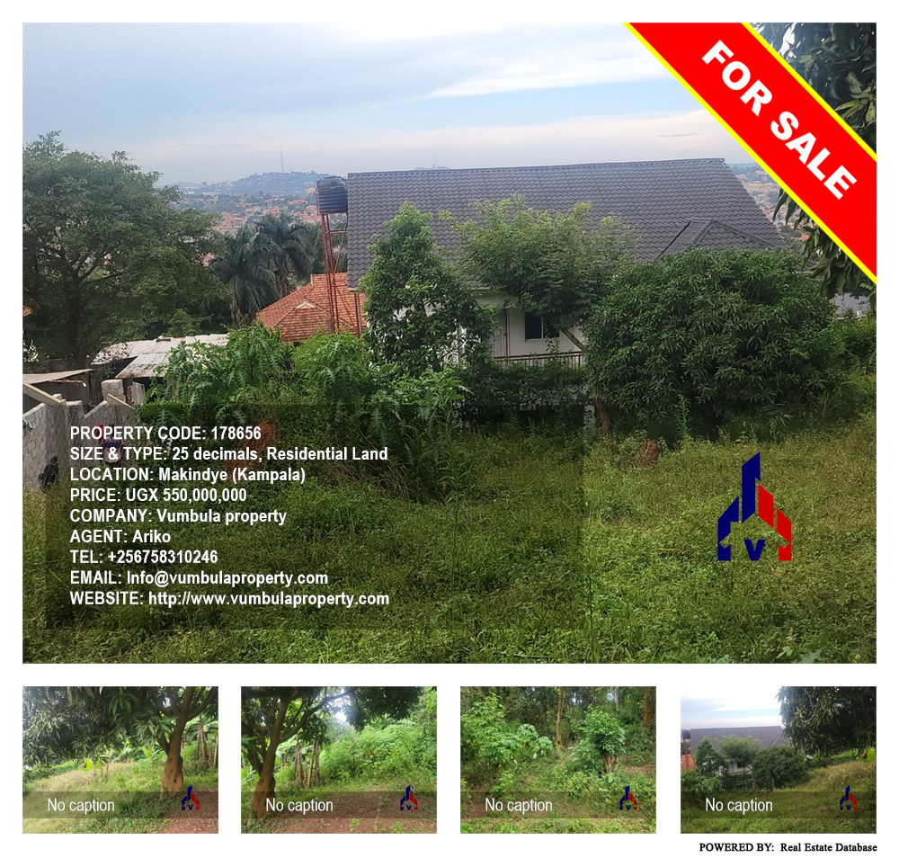 Residential Land  for sale in Makindye Kampala Uganda, code: 178656