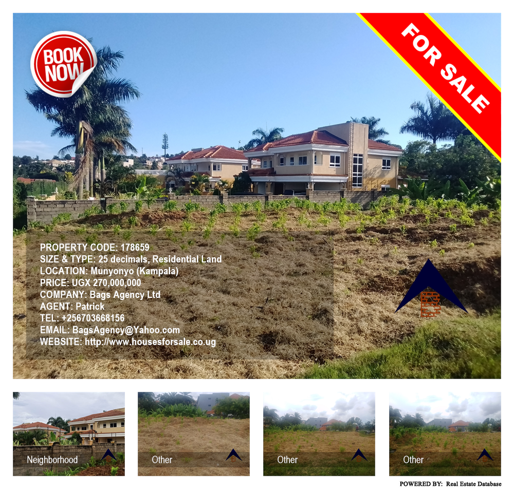 Residential Land  for sale in Munyonyo Kampala Uganda, code: 178659