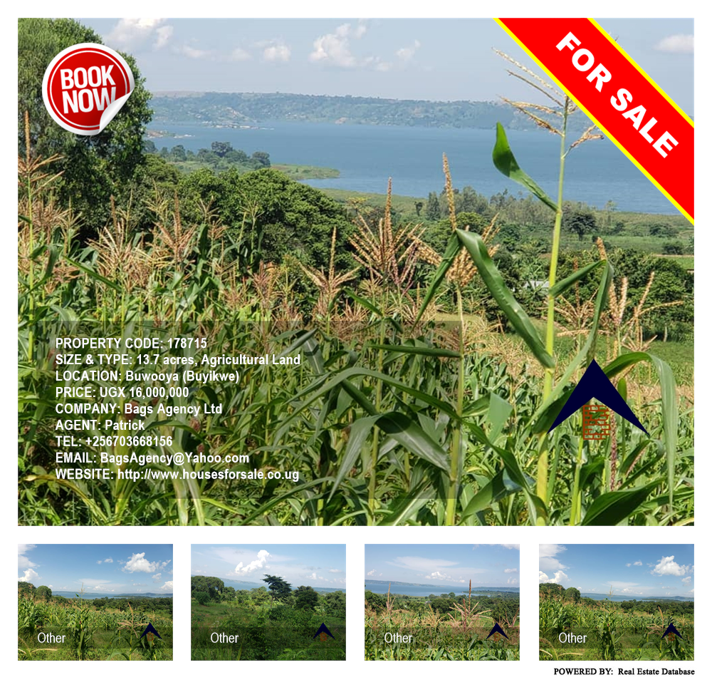 Agricultural Land  for sale in Buwooya Buyikwe Uganda, code: 178715