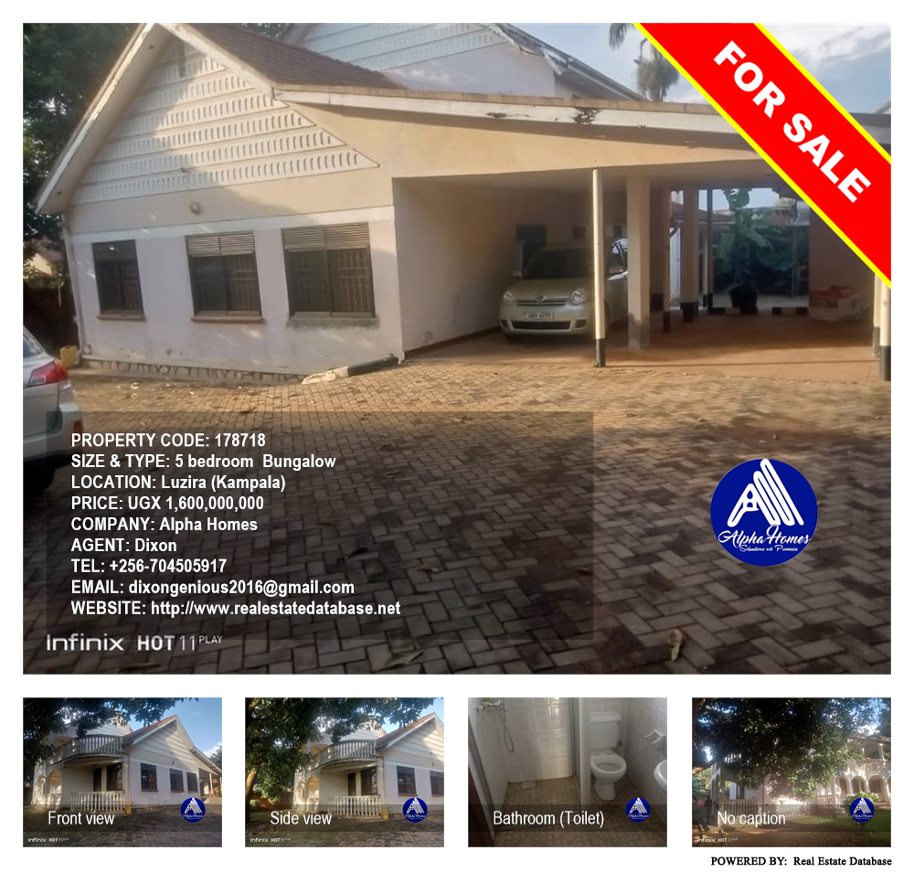 5 bedroom Bungalow  for sale in Luzira Kampala Uganda, code: 178718