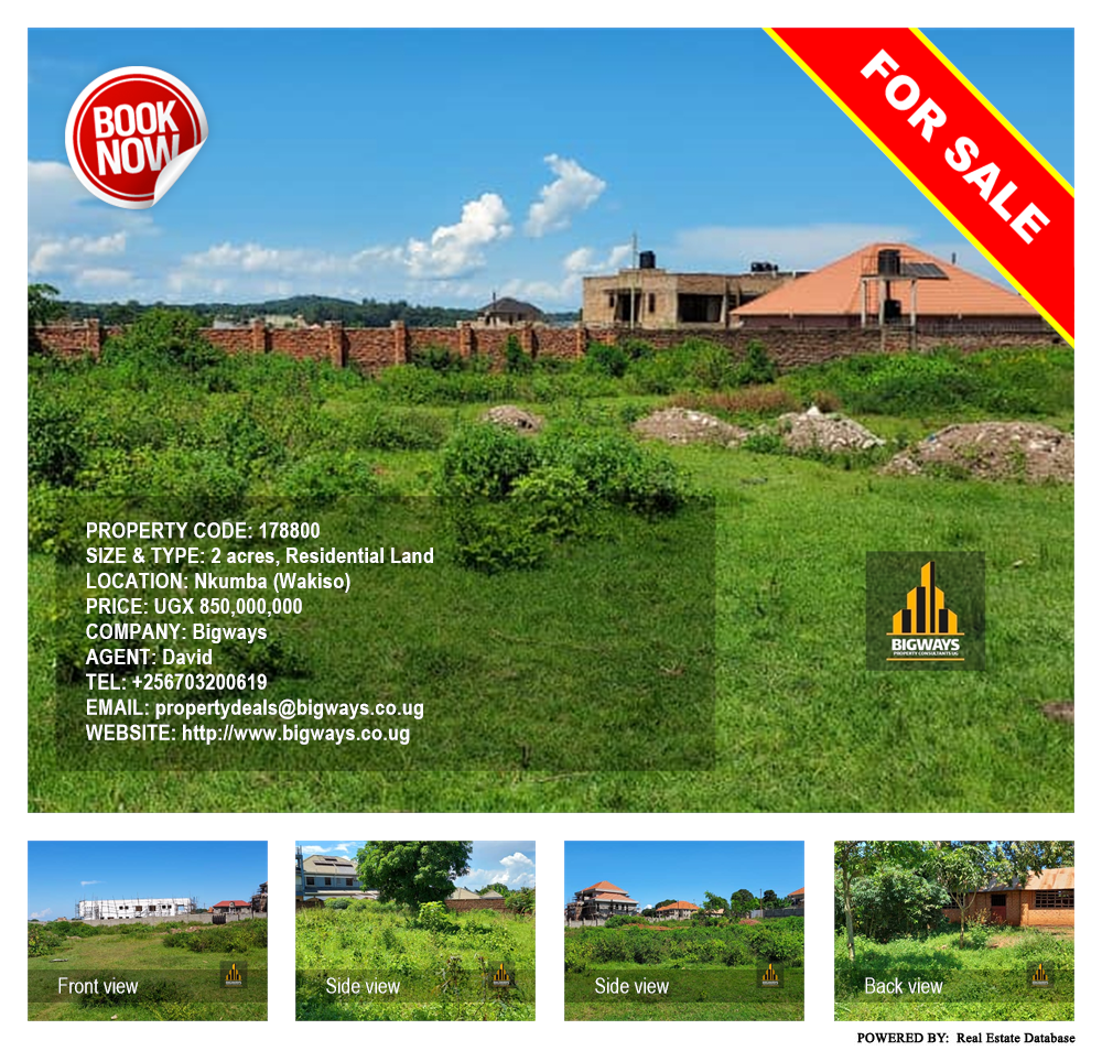 Residential Land  for sale in Nkumba Wakiso Uganda, code: 178800
