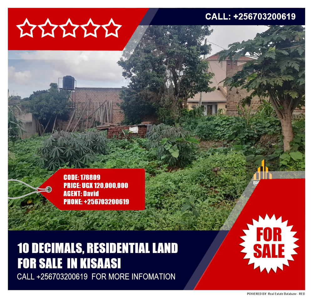 Residential Land  for sale in Kisaasi Kampala Uganda, code: 178809