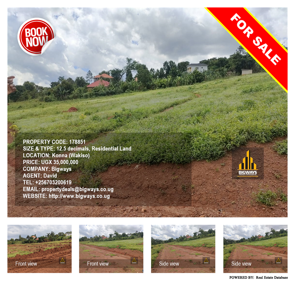 Residential Land  for sale in Konna Wakiso Uganda, code: 178851