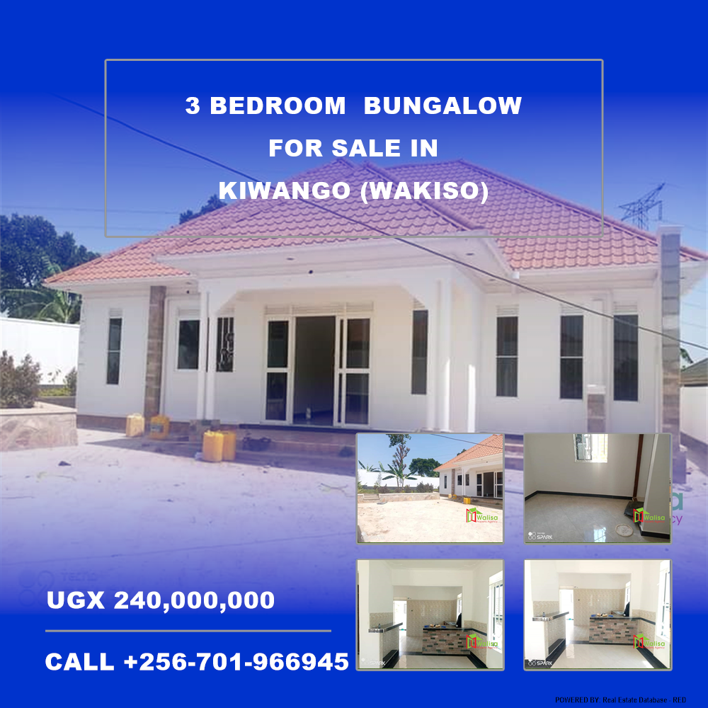 3 bedroom Bungalow  for sale in Kiwango Wakiso Uganda, code: 178864
