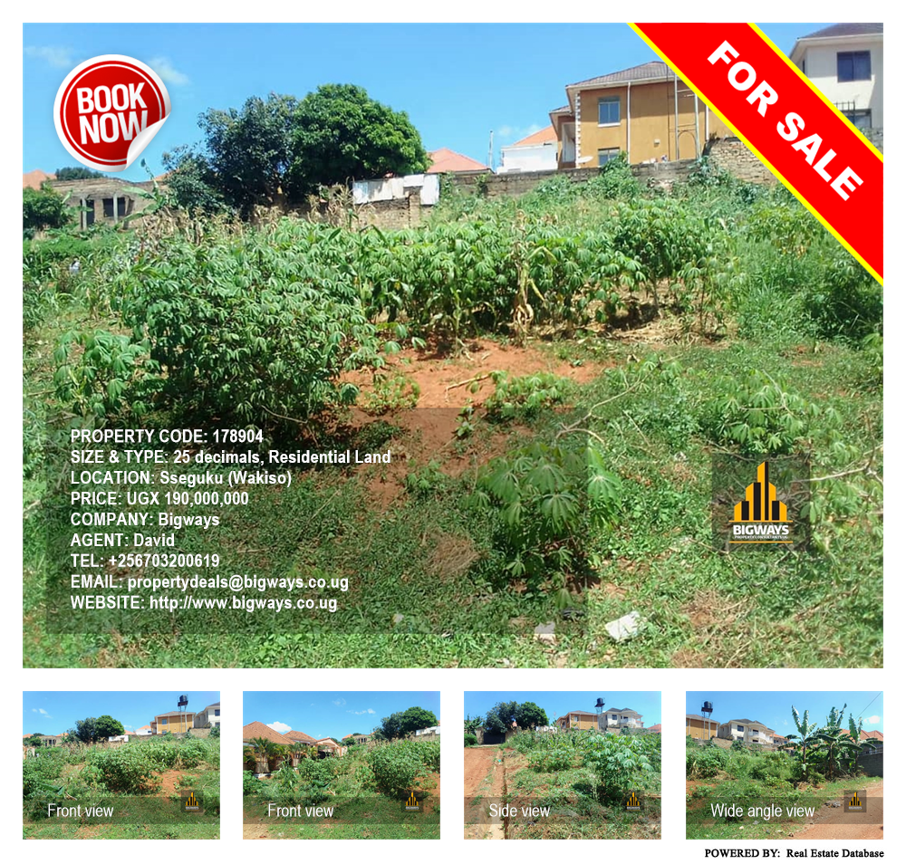 Residential Land  for sale in Seguku Wakiso Uganda, code: 178904