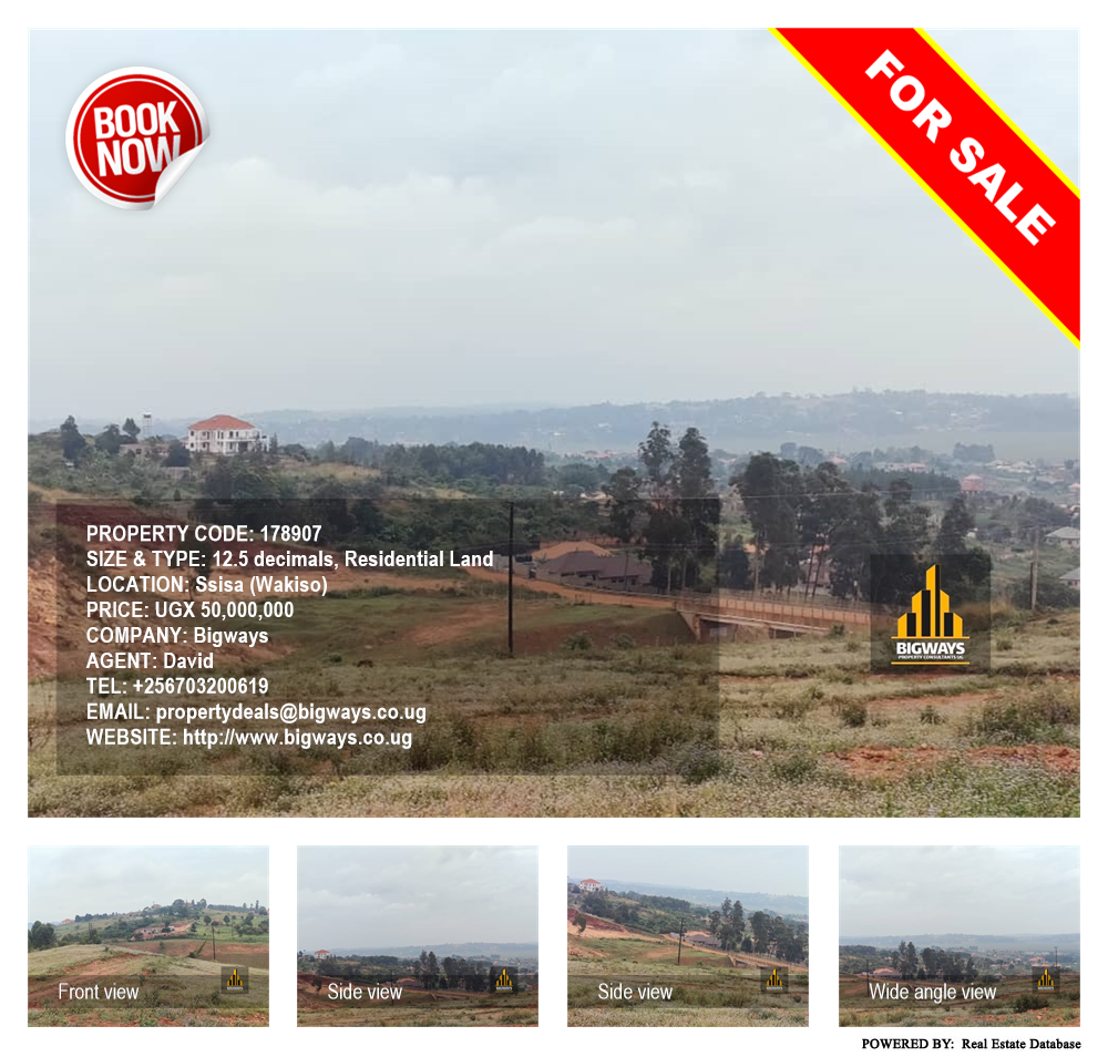 Residential Land  for sale in Ssisa Wakiso Uganda, code: 178907