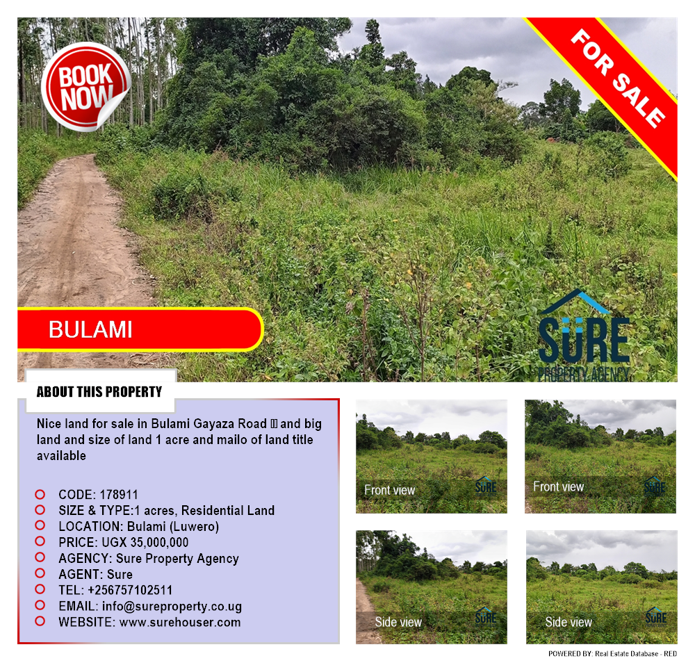 Residential Land  for sale in Bulami Luweero Uganda, code: 178911