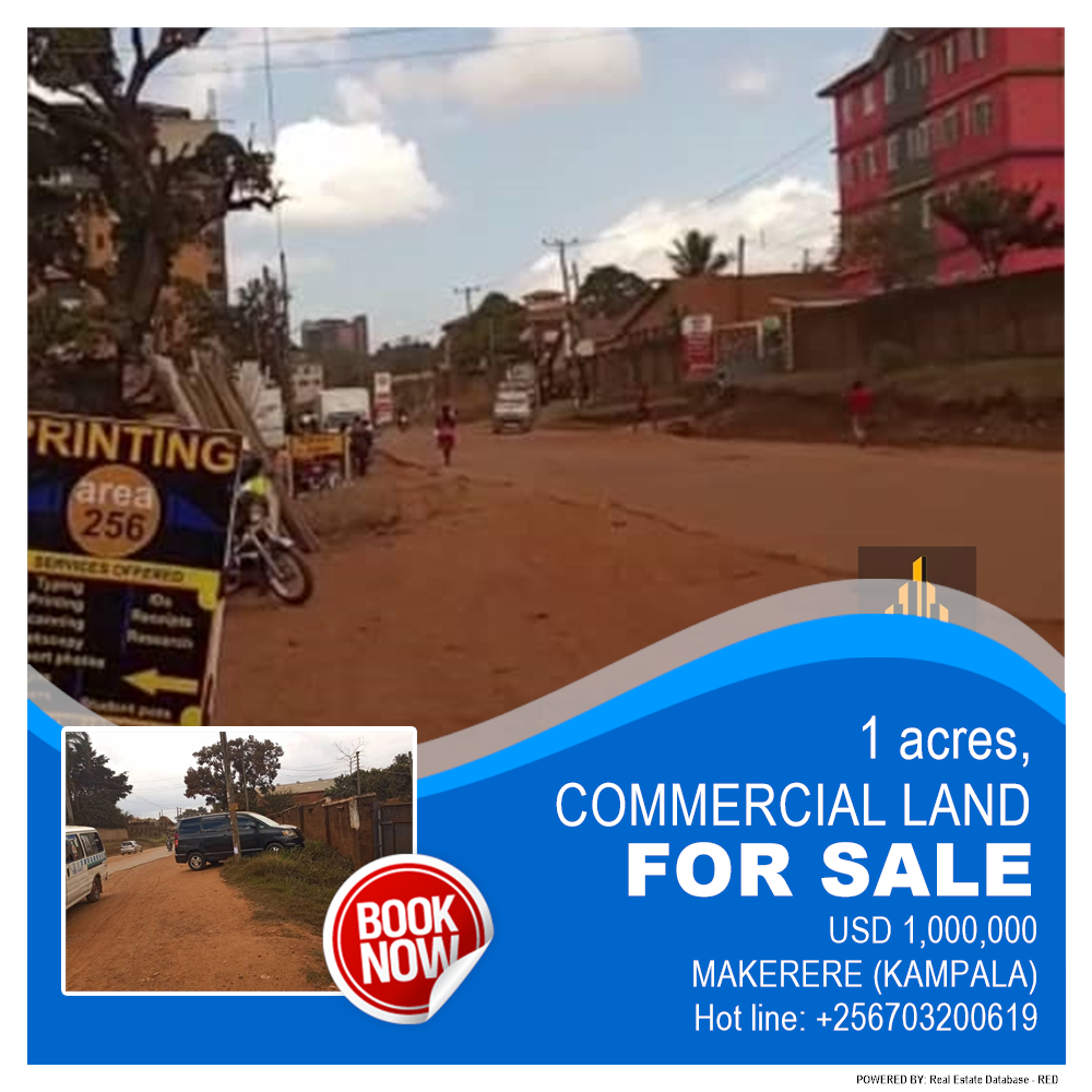 Commercial Land  for sale in Makerere Kampala Uganda, code: 178925