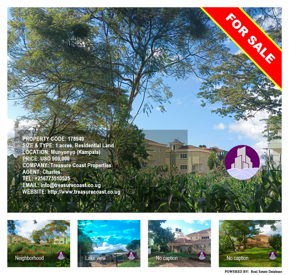 Residential Land  for sale in Munyonyo Kampala Uganda, code: 178949