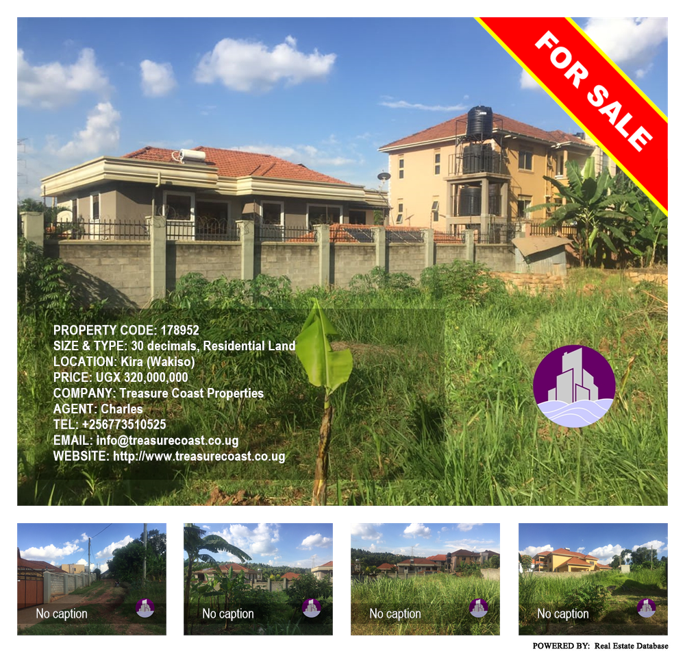 Residential Land  for sale in Kira Wakiso Uganda, code: 178952