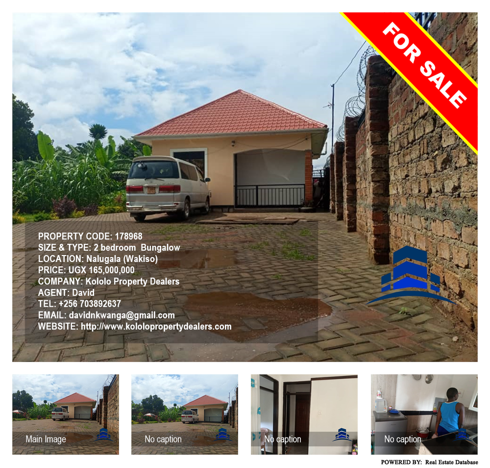 2 bedroom Bungalow  for sale in Nalugala Wakiso Uganda, code: 178968