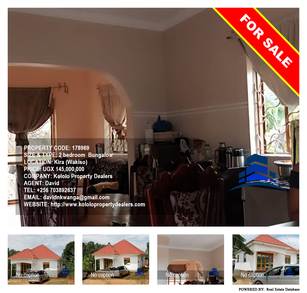 2 bedroom Bungalow  for sale in Kira Wakiso Uganda, code: 178969