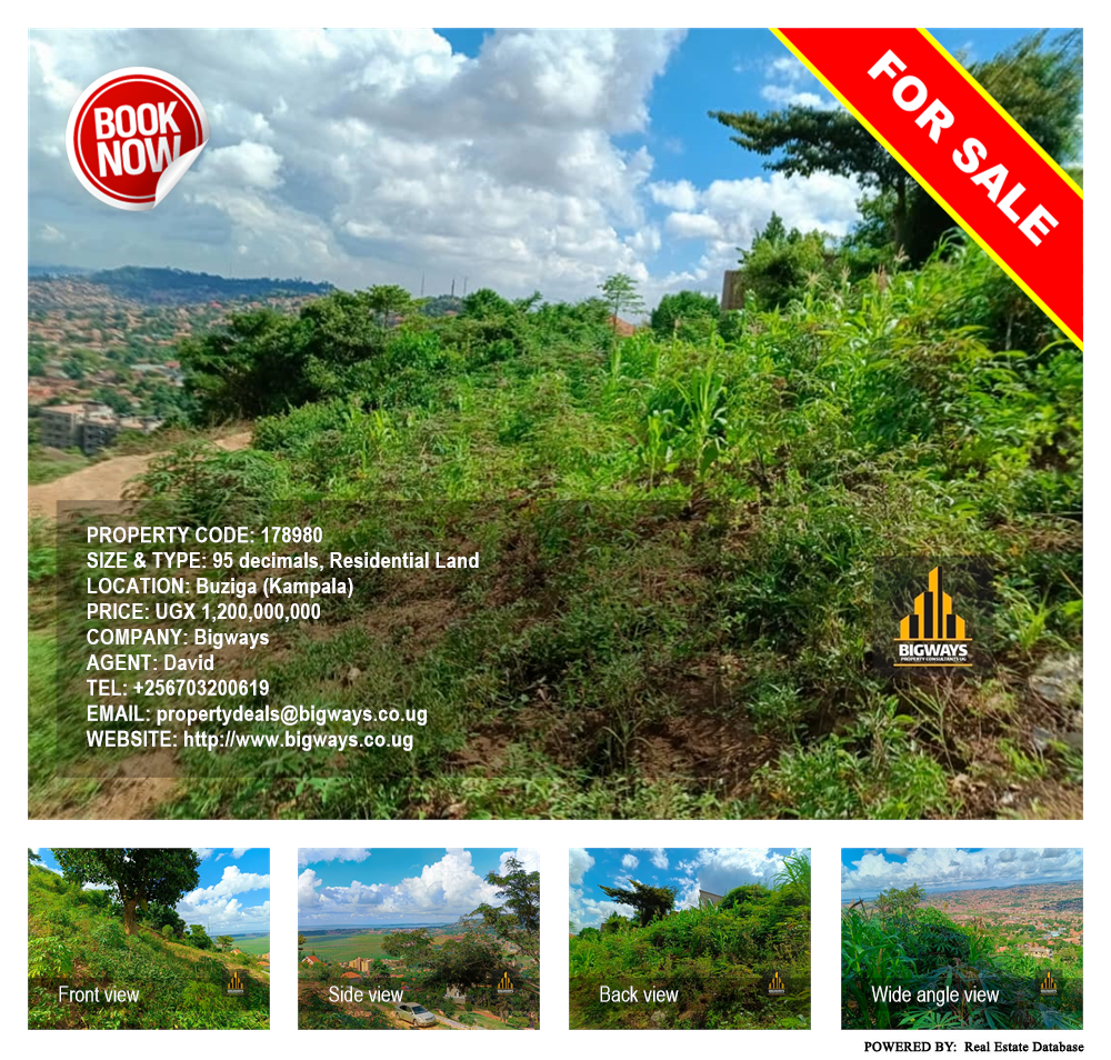 Residential Land  for sale in Buziga Kampala Uganda, code: 178980