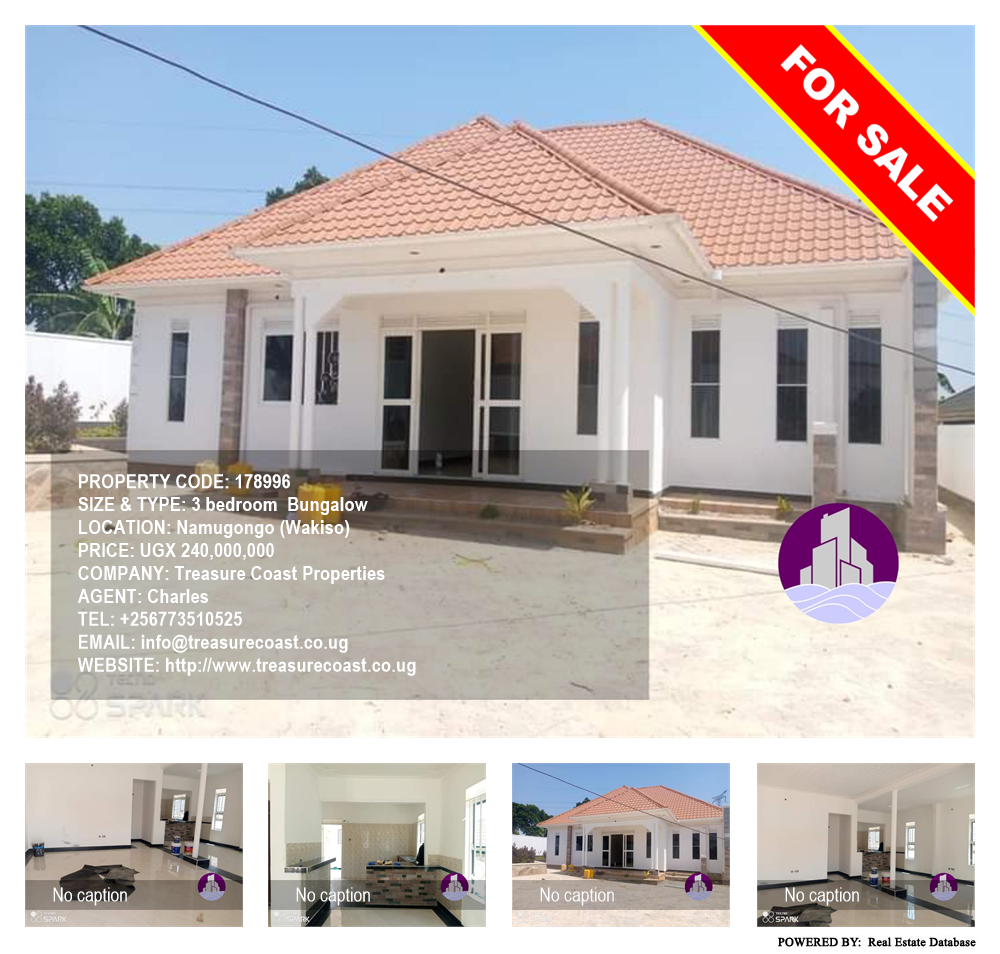 3 bedroom Bungalow  for sale in Namugongo Wakiso Uganda, code: 178996