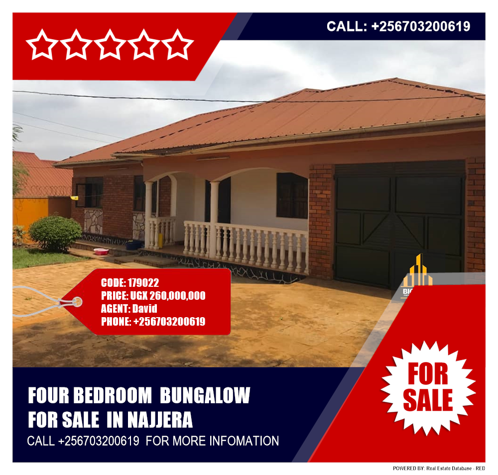 4 bedroom Bungalow  for sale in Najjera Wakiso Uganda, code: 179022