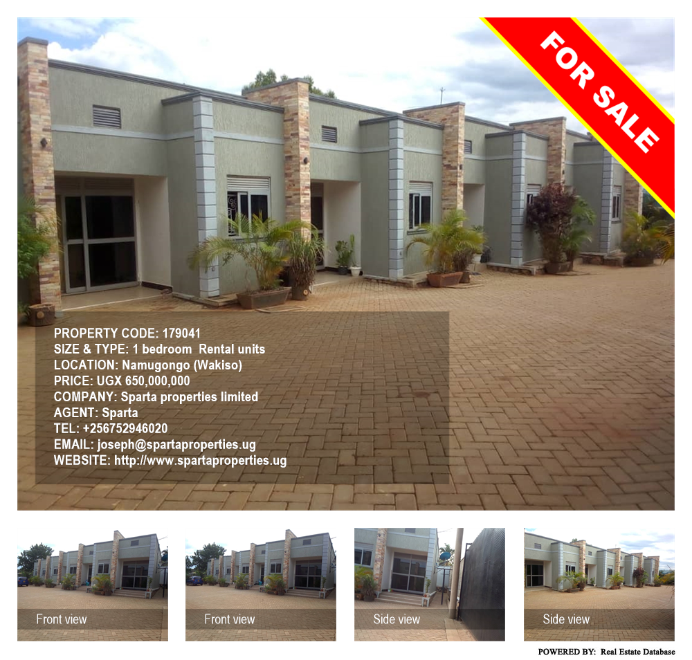 1 bedroom Rental units  for sale in Namugongo Wakiso Uganda, code: 179041