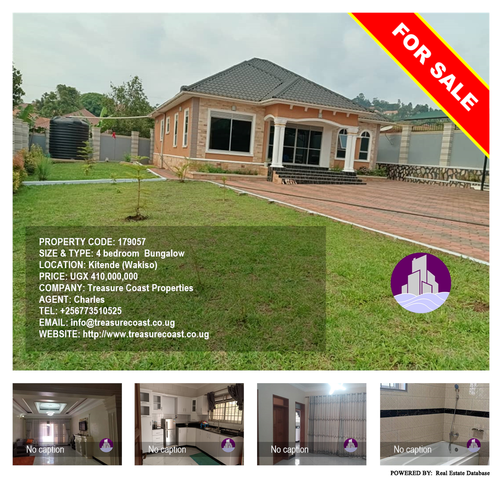 4 bedroom Bungalow  for sale in Kitende Wakiso Uganda, code: 179057